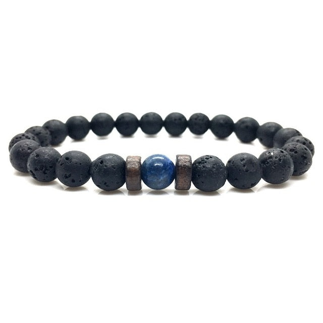 Natural Moonstone Bead Tibetan Buddha Bracelet