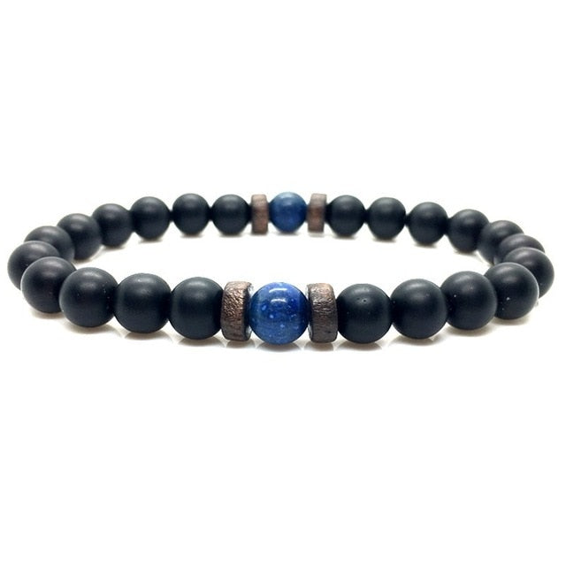 Natural Moonstone Bead Tibetan Buddha Bracelet