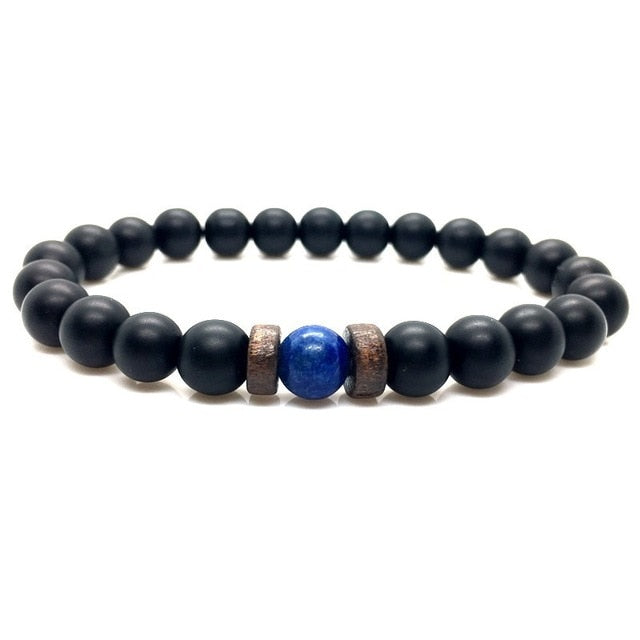 Natural Moonstone Bead Tibetan Buddha Bracelet